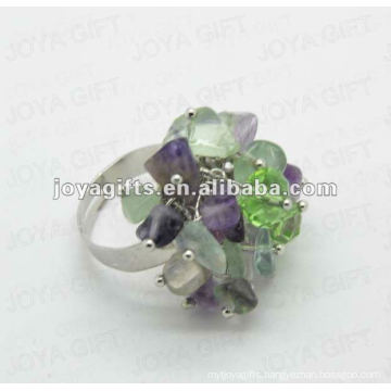 Wrap Rings with Fluorite Chip stone